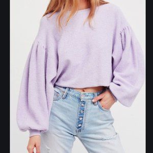 FP Sleeves Like These Sweater crop top